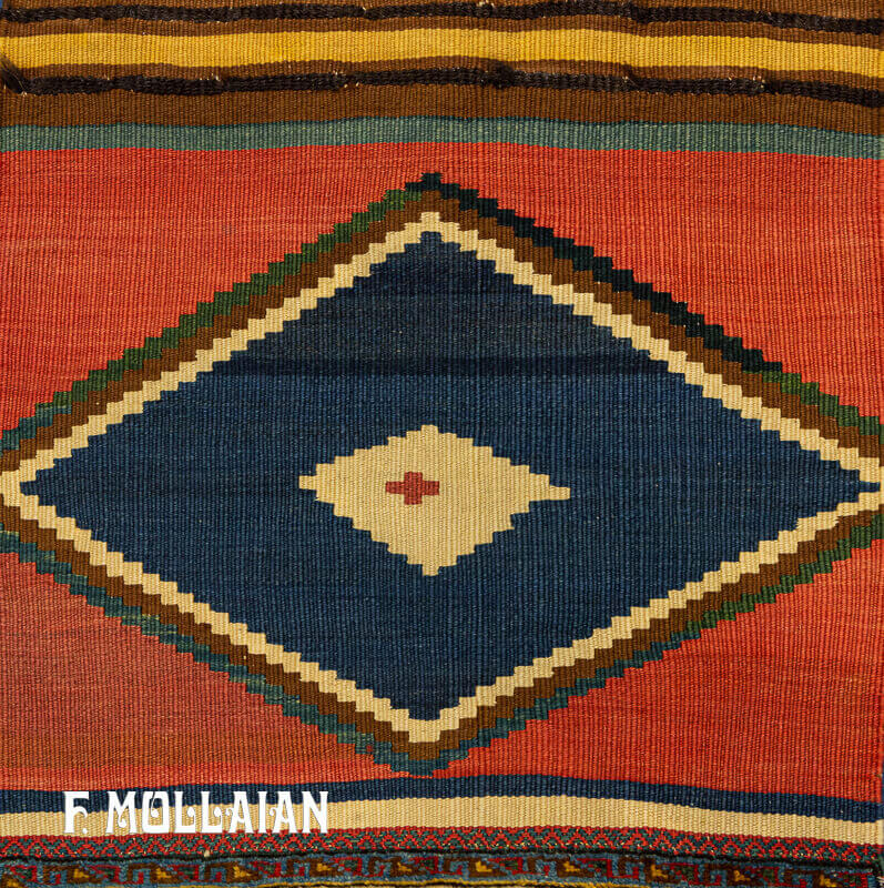 Antique Persian Kashkai (Qshqay) Sella Rug n°:27528365